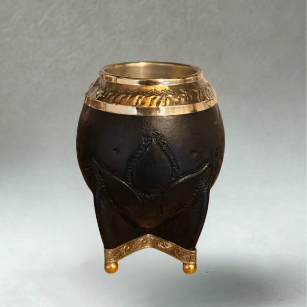 TORPEDO PREMIUM REPUJADO NEGRO CON BASE